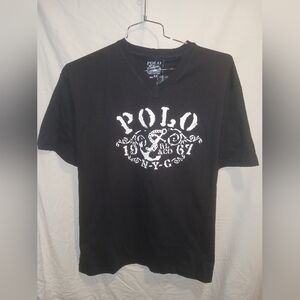Polo Ralph Lauren cotton t-shirt featuring a graphic print with a nautical theme